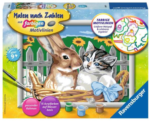 Ravensburger | Malen nach Zahlen | Putzige Freunde