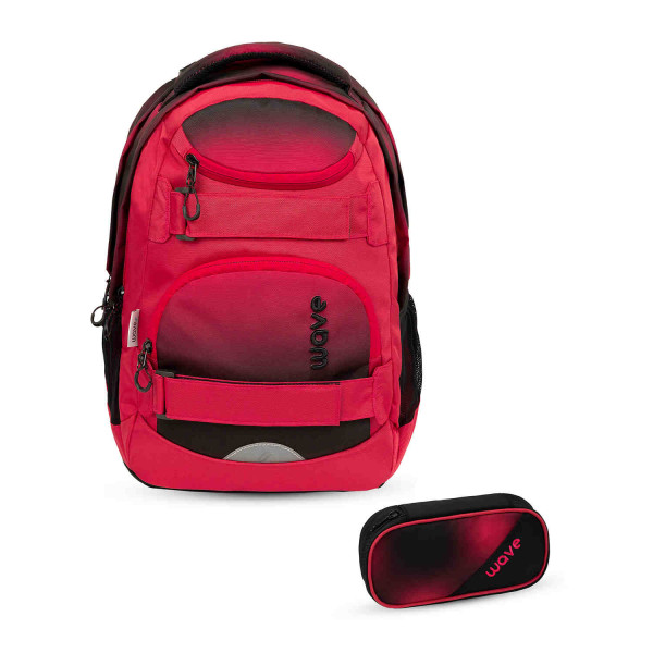 Belmil | Wave Infinity Move Schulrucksack Set 2 tlg. "Gradient Meteor" | 338-92/ASET-1/12