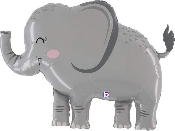 Karaloon | 1 Folienballon Elefant/Jungle Elephant 111 cm/ 44 " | F25207-P