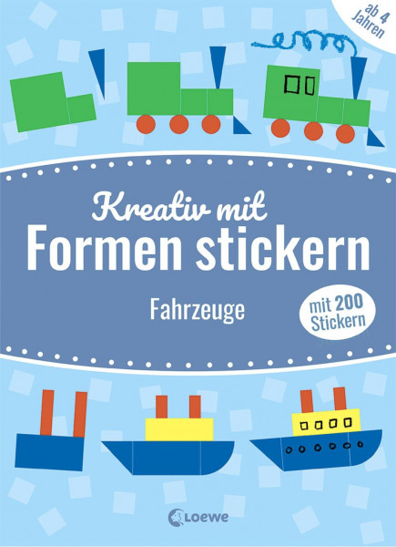 Loewe | Mein kunterbuntes StickerBastelBuch - Fahrzeuge