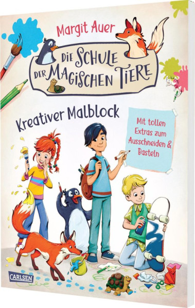 Margit Auer | Die Schule der magischen Tiere Beschäftigung: Kreativer Malblock