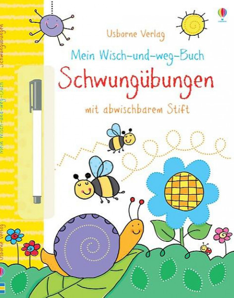 Usborne | Mein Wisch-und-weg-Buch: Schwungübungen