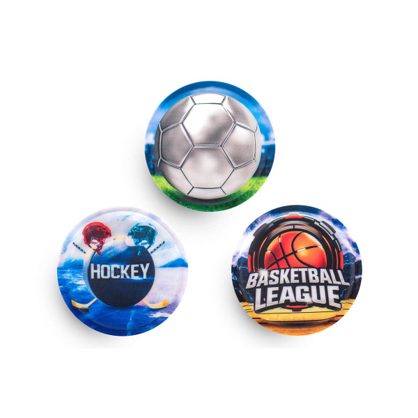 Belmil | Patches mit Klettverschluss Set 3-teilig- kompatibel mit Schulranzen Classy Plus/Smarty/Motion "Sport" | 336/B6/61