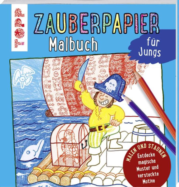 Frech | Zauberpapier Malbuch für Jungs | Pautner, Norbert