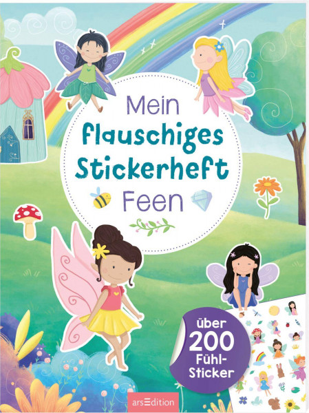 arsEdition | Mein flauschiges Stickerheft Feen | 
