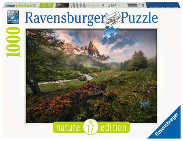 Ravensburger Puzzle | Malerische Stimmung im Vallée de la Clarée, Französischen Alpen | 1000 Teile