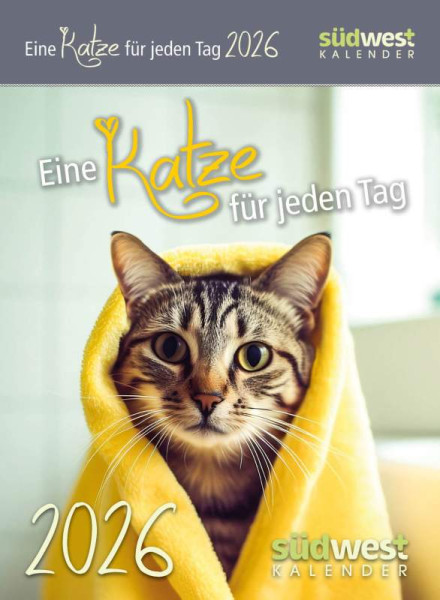 Südwest | Eine Katze für jeden Tag 2026 - Tagesabreißkalender zum Aufstellen oder Aufhängen | 