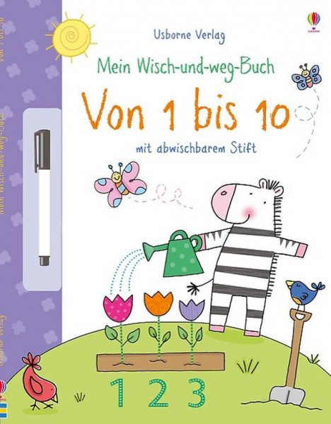 Usborne | Mein Wisch-und-weg-Buch: Von 1 bis 10