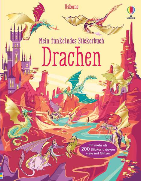 Usborne | Mein funkelndes Stickerbuch: Drachen | Watt, Fiona