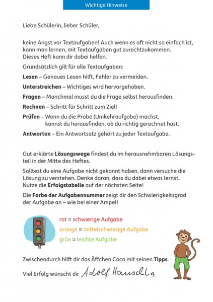 Hauschka Verlag | Textaufgaben 3. Klasse | 53