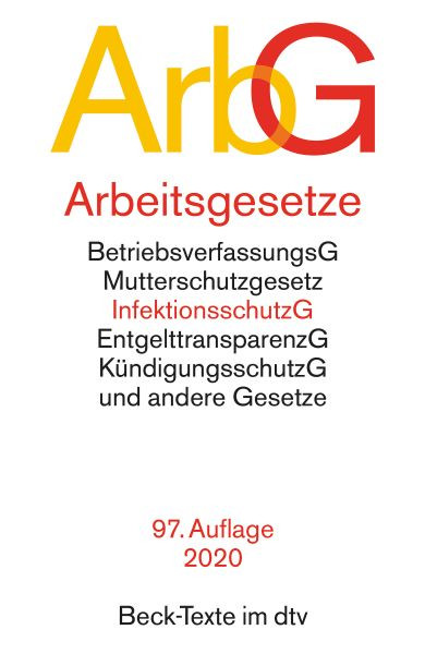 dtv Verlagsgesellschaft | Arbeitsgesetze ArbG