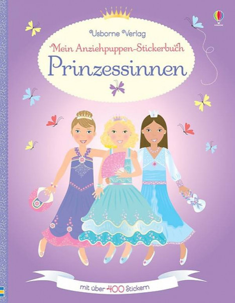 Usborne | Mein Anziehpuppen-Stickerbuch: Prinzessinnen