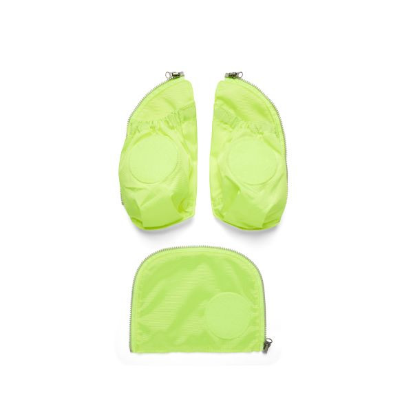 Fluo Seitentaschen Zip-Set | Gelb
