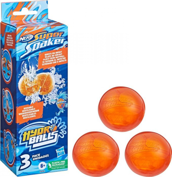 Hasbro F63925L0 Super Soaker Hydro Balls 3er Pack