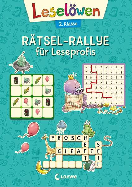 Loewe | Leselöwen Rätsel-Rallye für Leseprofis - 2. Klasse (türkis)