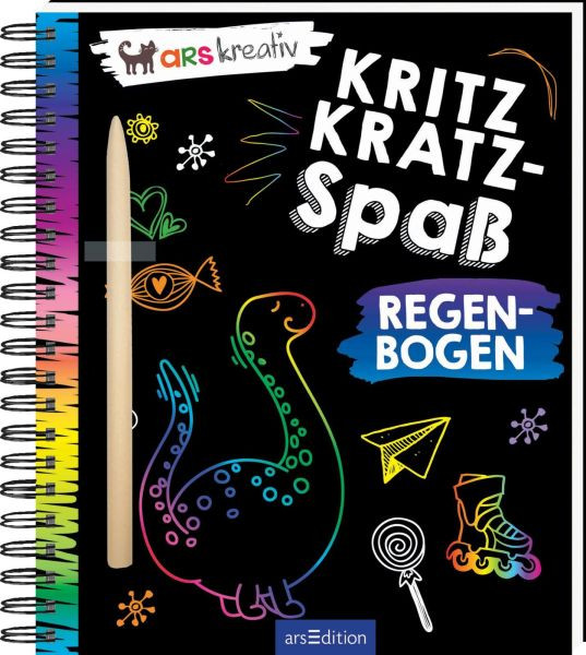 arsEdition | Kritzkratz-Spaß Regenbogen