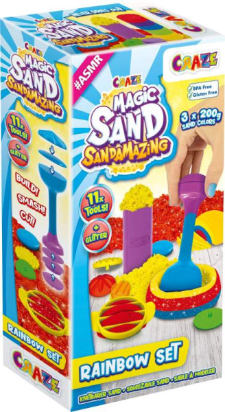 Craze |MAGIC SAND - Sandamazing- Rainbow Set | 32404