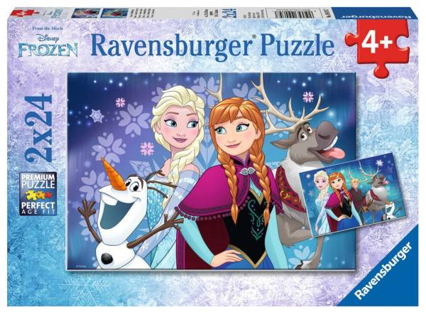 Ravensburger Puzzles | Frozen - Nordlichter | 2x24 Teile