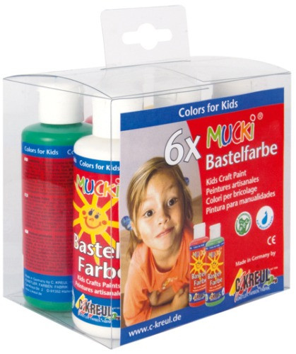 Kreul | MUCKI Bastelfarben 6er Set | 24160