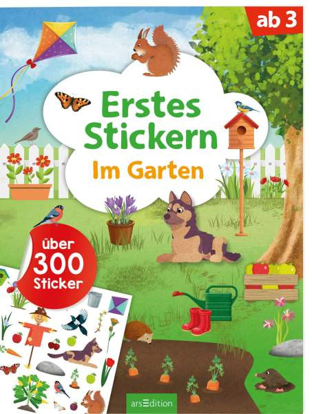 arsEdition | Erstes Stickern – Im Garten | 