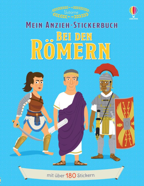 Usborne | Mein Anzieh-Stickerbuch: Bei den Römern | Stowell, Louie