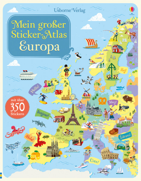 dtv | Mein großer Sticker-Atlas: Europa | 790597