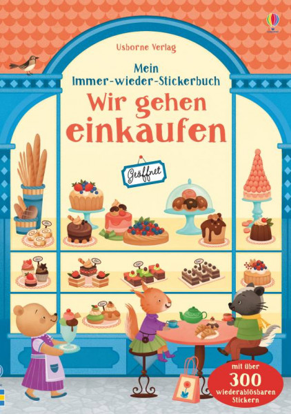 Usborne | Mein Immer-wieder-Stickerbuch: Wir gehen einkaufen