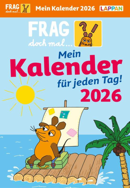Lappan | Frag doch mal ... die Maus: Tageskalender 2026 – Mein Kalender für jeden Tag! | Flessner, Hannah
