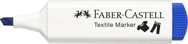 Faber-Castell | 1 Stück Textilmarker blau