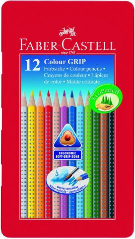 Faber-Castell | Buntstift Colour GRIP 12er Blech | 112413