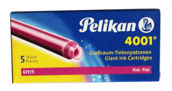 Pelikan | Tintenpatronen 4001 Pink GTP/5 | 310672