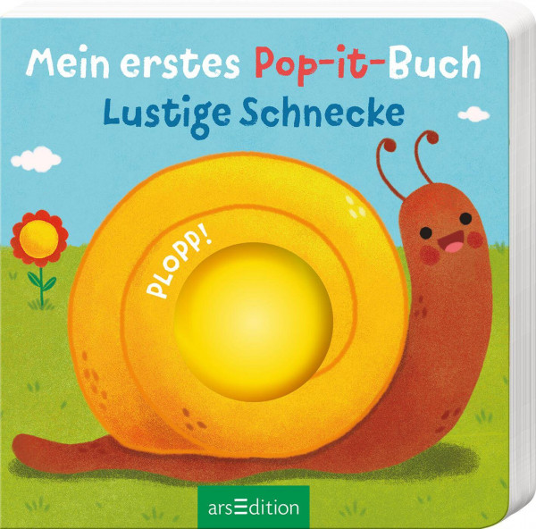 arsEdition | Mein erstes Pop-it-Buch – Lustige Schnecke | 