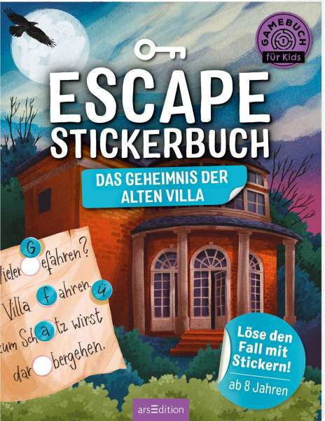 arsEdition | Escape-Stickerbuch - Das Geheimnis der alten Villa | Kiefer, Philip