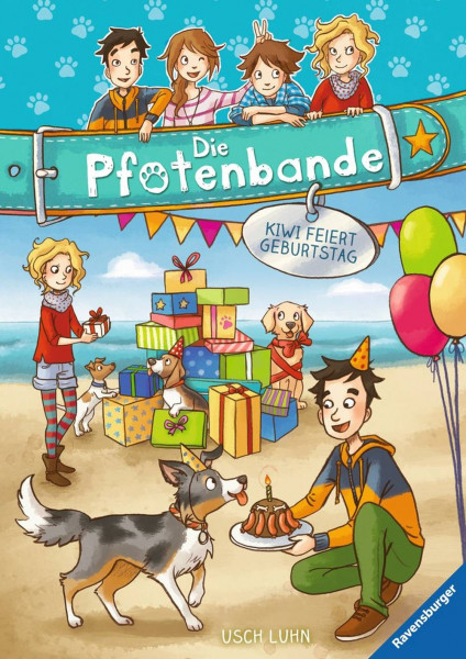 Ravensburger Buchverlag | Die Pfotenbande, Band 3: Kiwi feiert Geburtstag