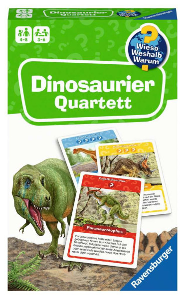 Ravensburger | Wieso? Weshalb? Warum? Dinosaurier Quartett | 22359