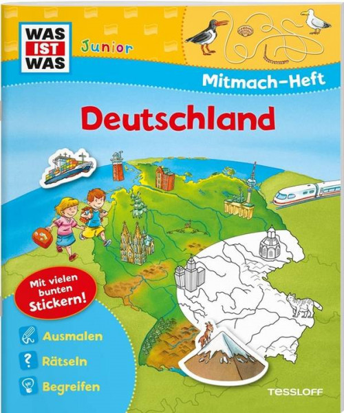 Tessloff Medienvertrieb | WIW Junior Mitmachheft Deutschland | 978