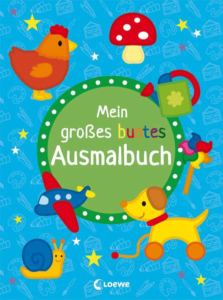 Loewe | Mein großes buntes Ausmalbuch (Hund) | 