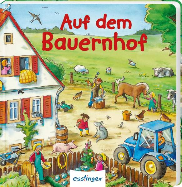 Esslinger in der Thienemann-Esslinger Verlag GmbH | Mein allererstes Wimmelbuch: Auf dem Bauernhof (Mini-Ausgabe) | Schumann, Sibylle