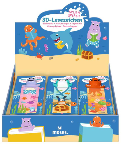 moses | 3-D Lesezeichen Splish Splash | 26266