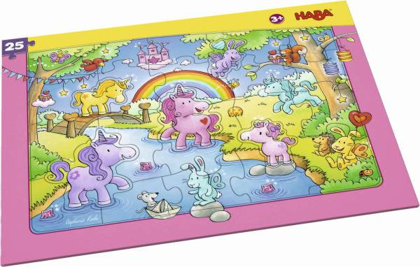 HAba | Rahmenpuzzle Einhorn Glitzerglück