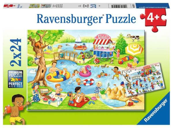 Ravensburger Puzzle | Freizeit am See | 24 Teile