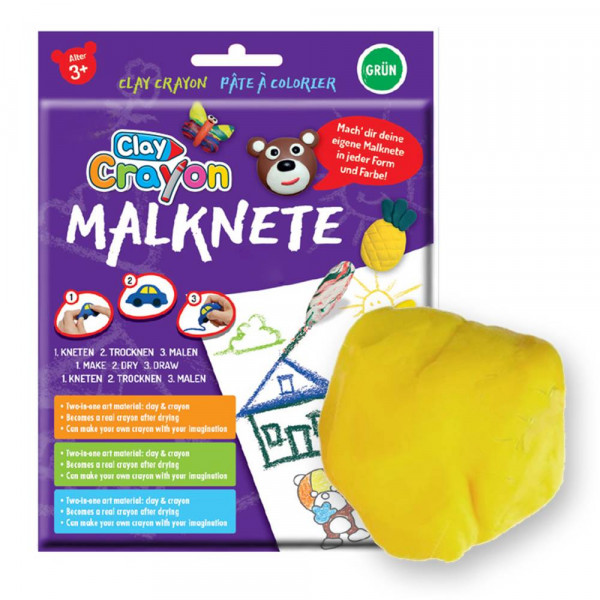 Clay Crayon | Malknete Gelb