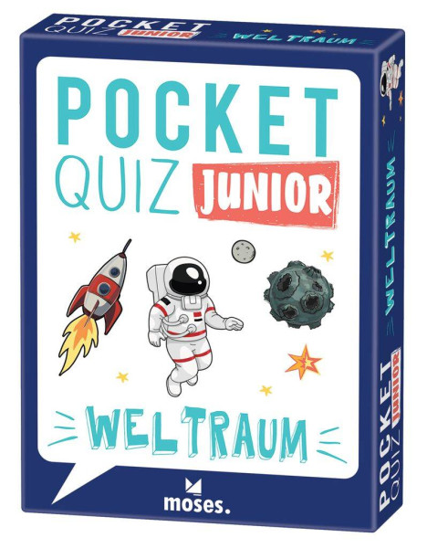 moses Verlag | Pocket Quiz junior Weltraum | Winzer, Jürgen; Dietz, Anton
