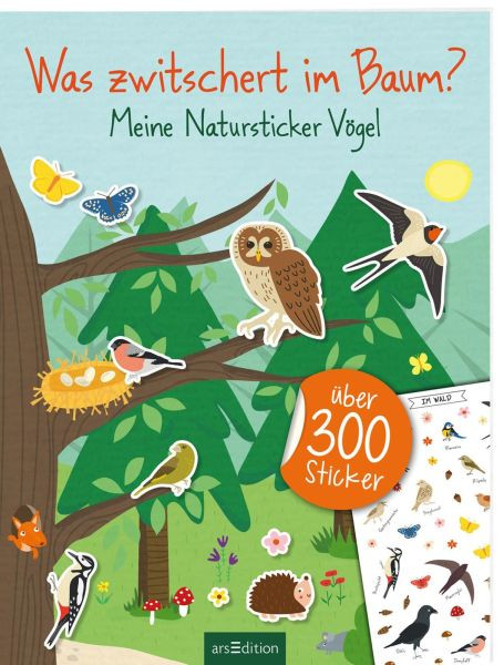 arsEdition | Was zwitschert im Baum? - Meine Natursticker Vögel