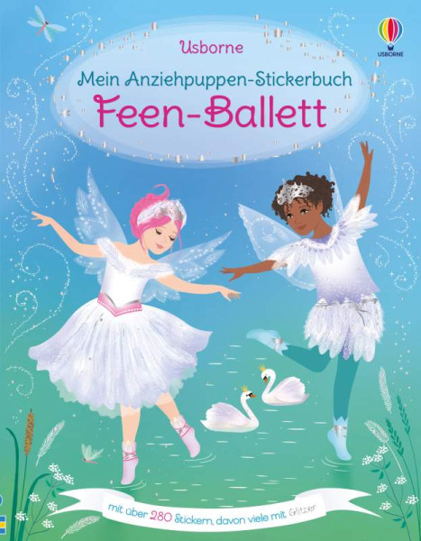 Usborne | Mein Anziehpuppen-Stickerbuch: Feen-Ballett | Watt, Fiona