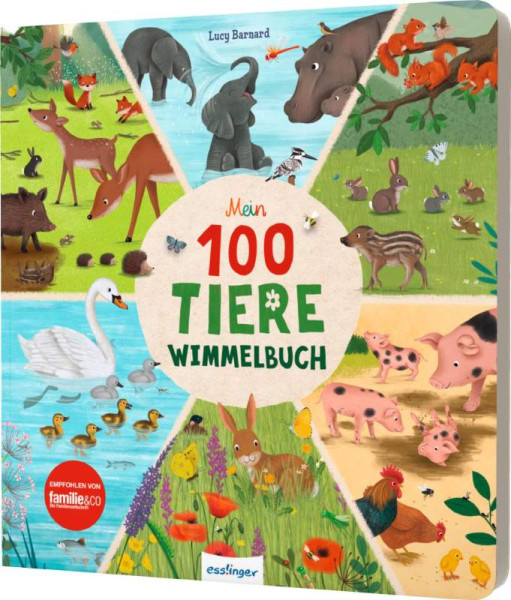 Esslinger in der Thienemann-Esslinger Verlag GmbH | Mein 100 Tiere-Wimmelbuch | Schumann, Sibylle; Lotz, Katharina