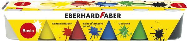 Eberhard Faber | Tempera 6 x 25ml Set basic