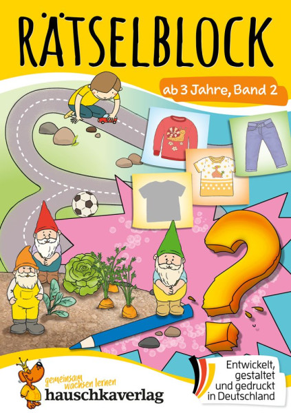 Hauschka Verlag | Rätselblock ab 3 Jahre, Band 2 | Spiecker, Agnes