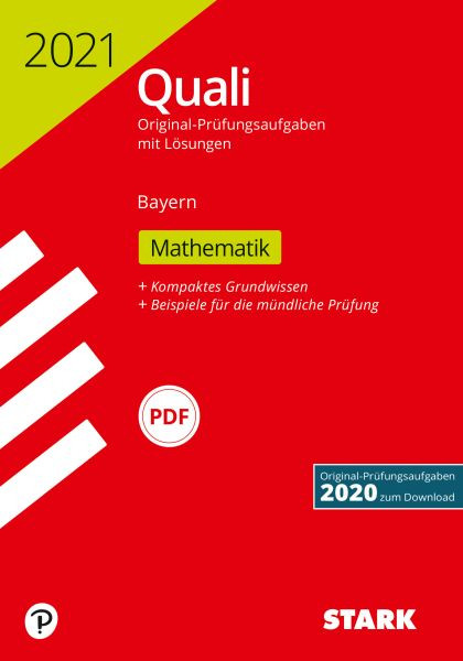 Stark Verlag GmbH | STARK Original-Prüfungen Quali Mittelschule 2021 - Mathematik 9. Klasse - Bayern