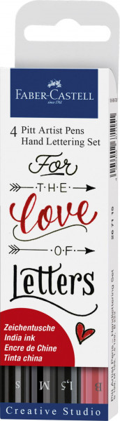Faber-Castell | Tuschestift Pitt Artist Pen Lettering 4x